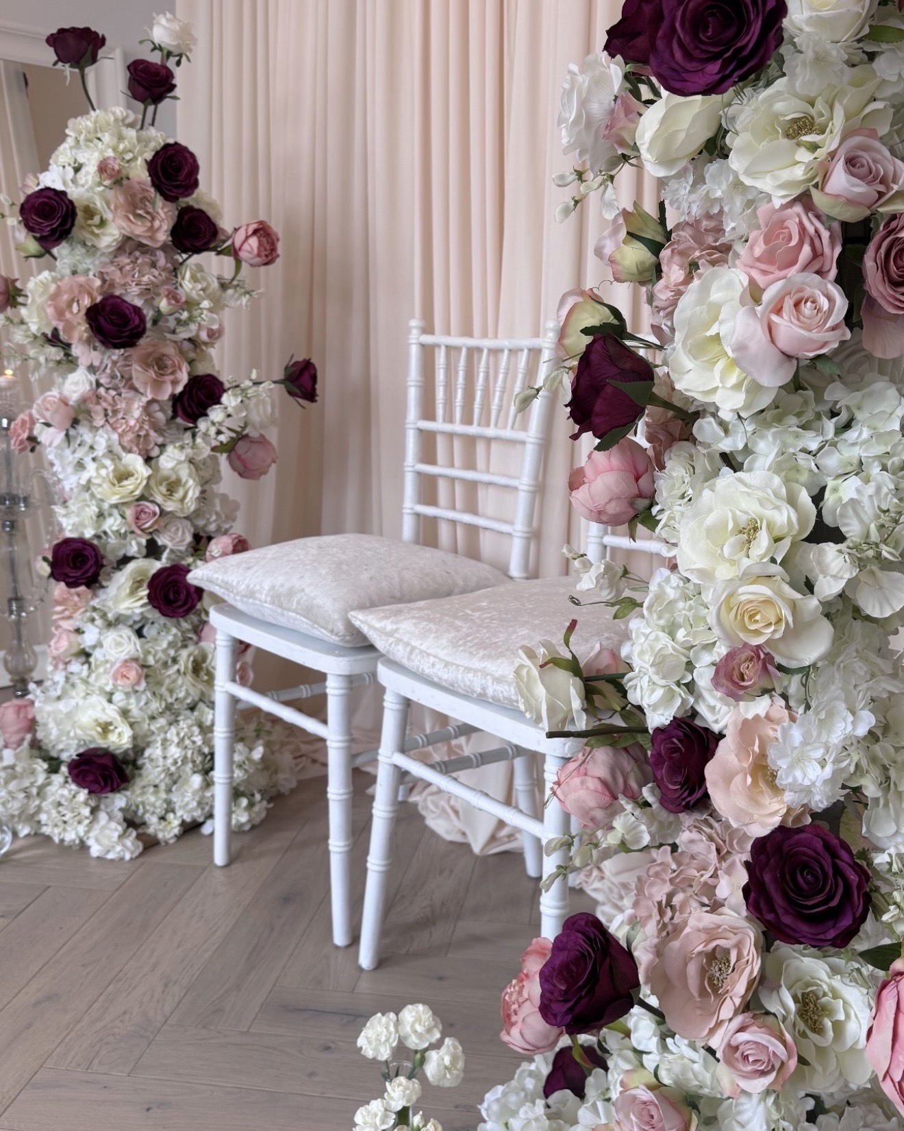 Luxury wedding backdrop