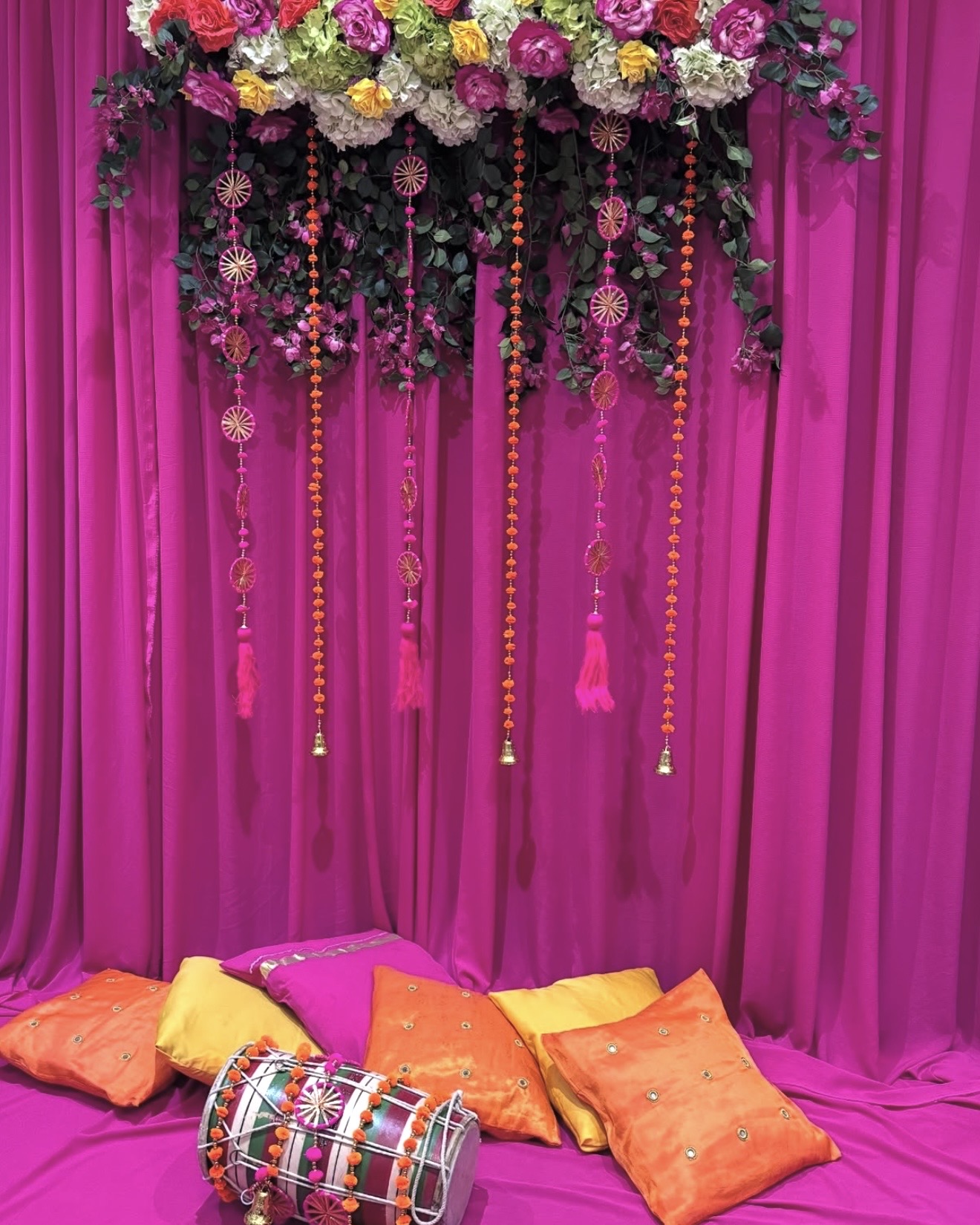 Pink theme backdrop 1